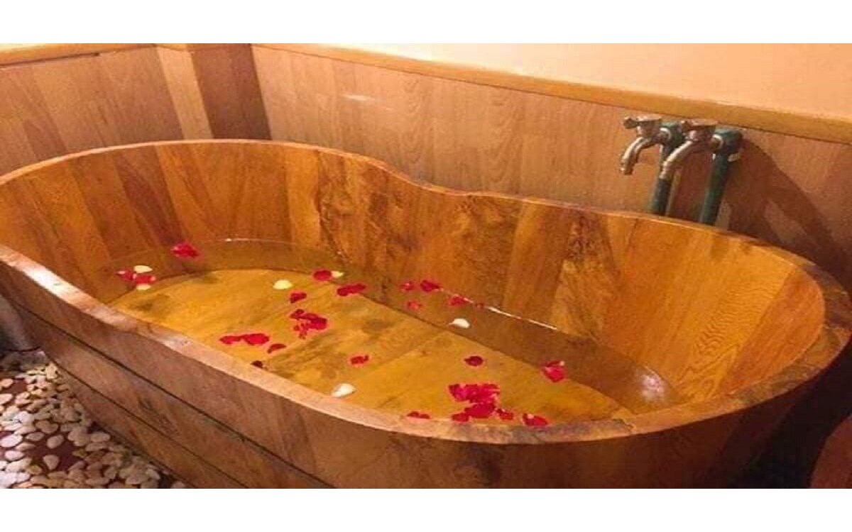 Xu hướng & lợi &iacute;ch sử dụng bồn tắm gỗ cho 2 người ng&agrave;y nay 